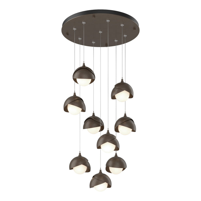 Hubbardton Forge 131105-SKT-STND-05-05-GG0711 LED Pendant, Bronze