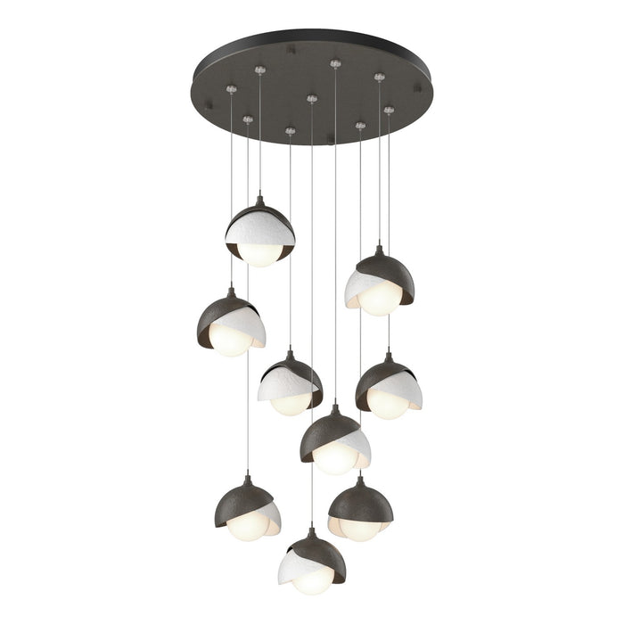 Hubbardton Forge 131105-SKT-STND-07-02-GG0711 LED Pendant, Dark Smoke