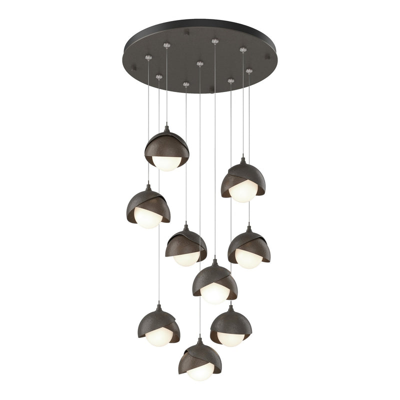 Hubbardton Forge 131105-SKT-STND-07-05-GG0711 LED Pendant, Dark Smoke