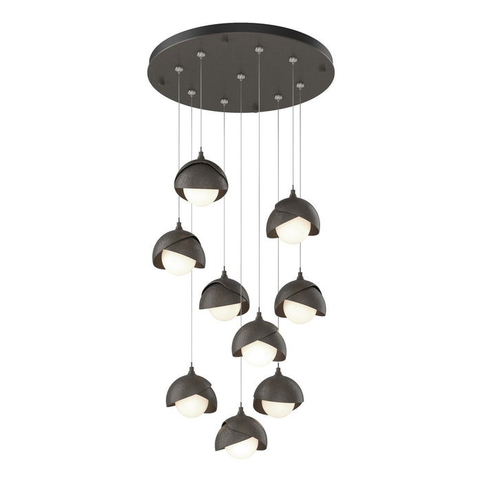 Hubbardton Forge 131105-SKT-STND-07-07-GG0711 LED Pendant, Dark Smoke