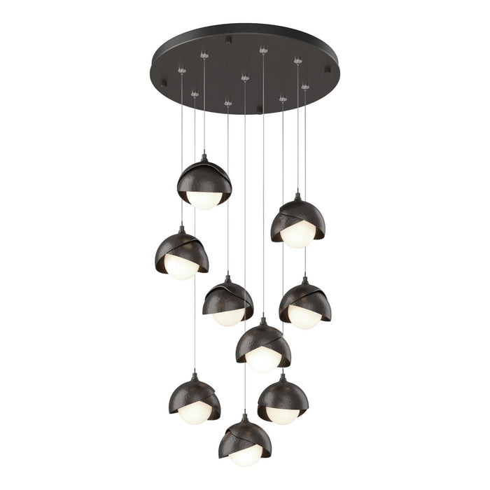 Hubbardton Forge 131105-SKT-STND-14-14-GG0711 LED Pendant, Oil Rubbed Bronze