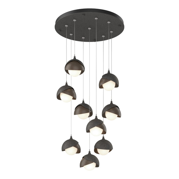 Hubbardton Forge 131105-SKT-STND-20-05-GG0711 LED Pendant, Natural Iron