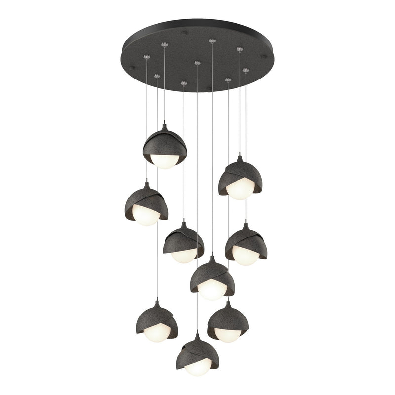 Hubbardton Forge 131105-SKT-STND-20-20-GG0711 LED Pendant, Natural Iron