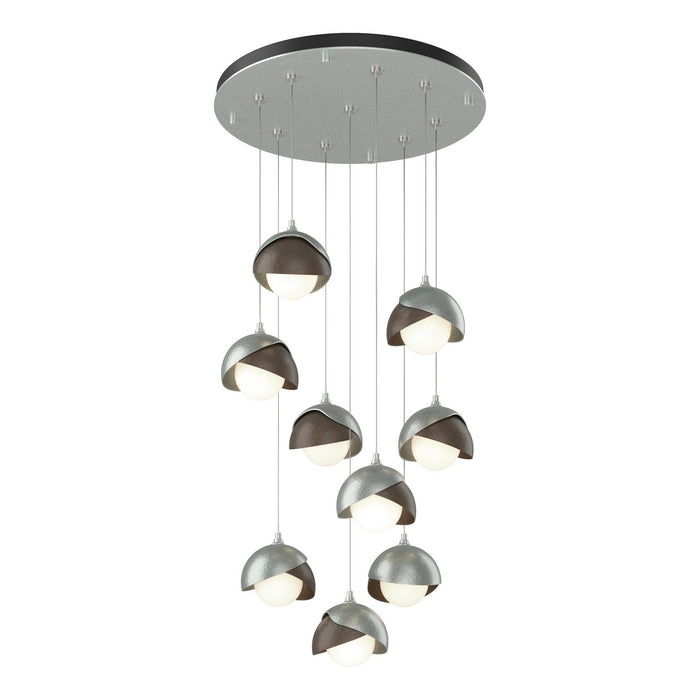 Hubbardton Forge 131105-SKT-STND-82-05-GG0711 LED Pendant, Vintage Platinum