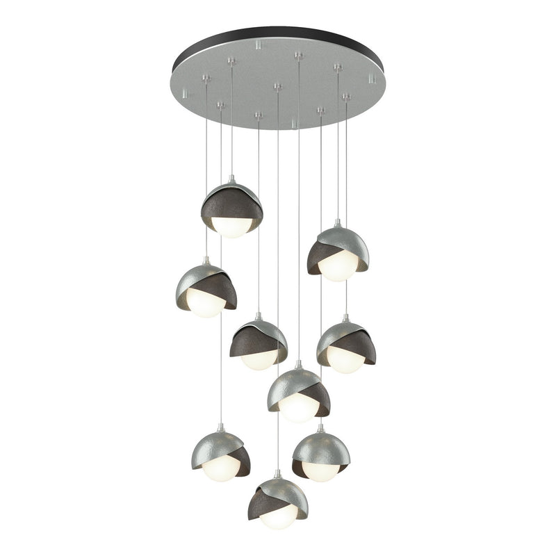 Hubbardton Forge 131105-SKT-STND-82-07-GG0711 LED Pendant, Vintage Platinum