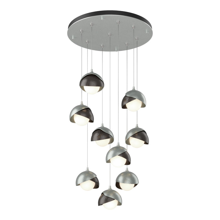 Hubbardton Forge 131105-SKT-STND-82-14-GG0711 LED Pendant, Vintage Platinum
