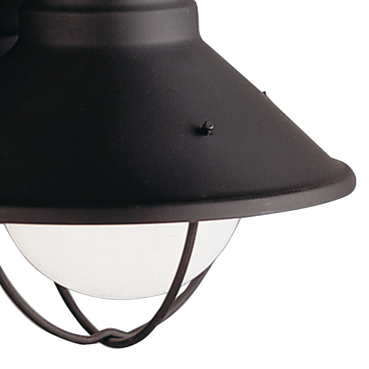 Kichler 9021BK One Light Outdoor Wall Mount, Black