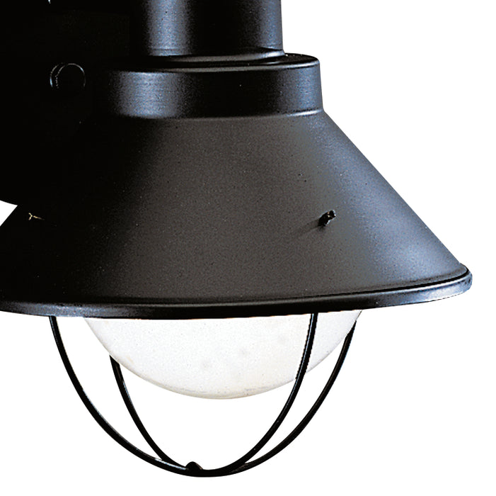 Kichler 9022BK One Light Outdoor Wall Mount, Black