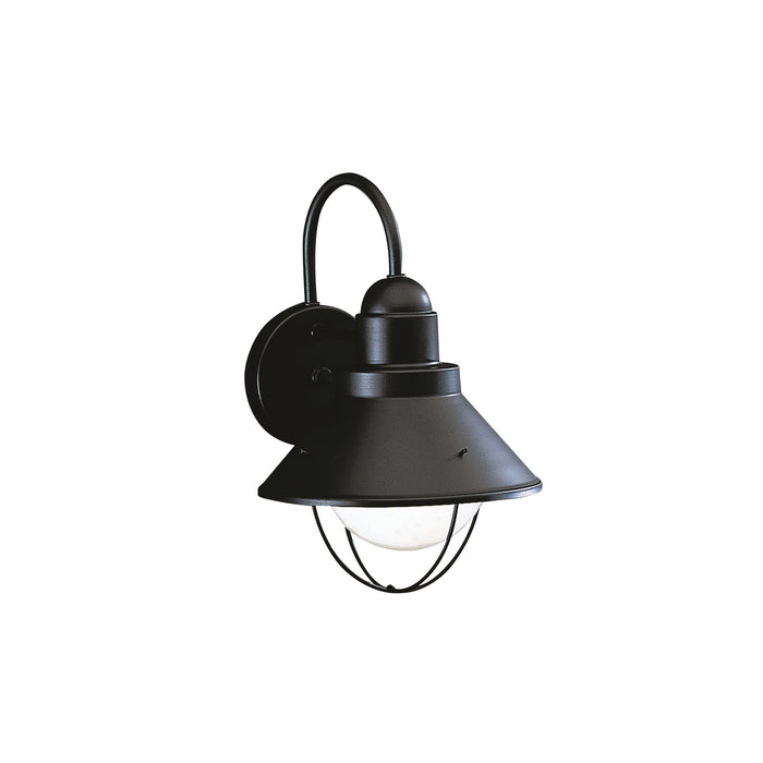 Kichler 9022BK One Light Outdoor Wall Mount, Black