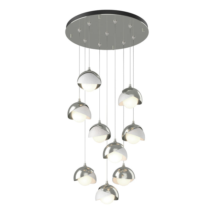 Hubbardton Forge 131105-SKT-STND-85-02-GG0711 LED Pendant, Sterling