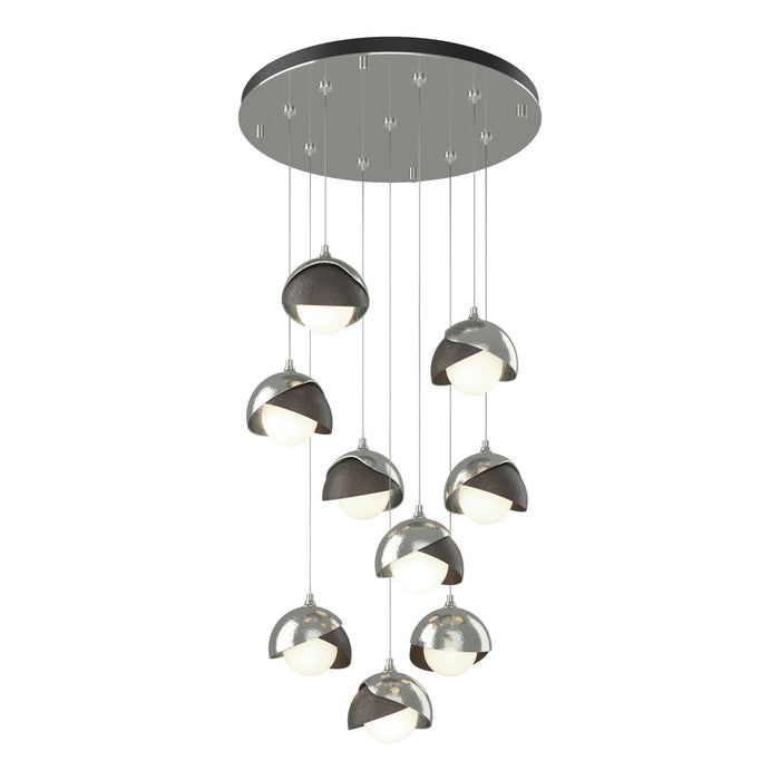 Hubbardton Forge 131105-SKT-STND-85-07-GG0711 LED Pendant, Sterling