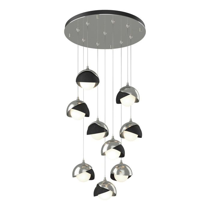 Hubbardton Forge 131105-SKT-STND-85-10-GG0711 LED Pendant, Sterling