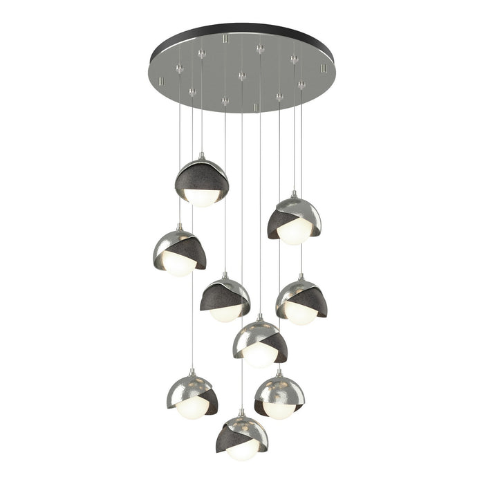 Hubbardton Forge 131105-SKT-STND-85-20-GG0711 LED Pendant, Sterling
