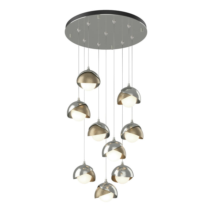Hubbardton Forge 131105-SKT-STND-85-84-GG0711 LED Pendant, Sterling