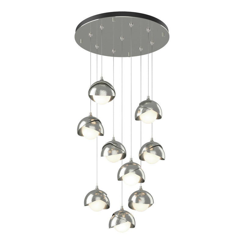 Hubbardton Forge 131105-SKT-STND-85-85-GG0711 LED Pendant, Sterling