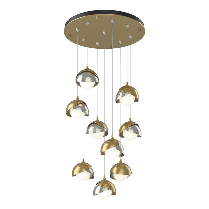 Hubbardton Forge 131105-SKT-STND-86-85-GG0711 LED Pendant, Modern Brass