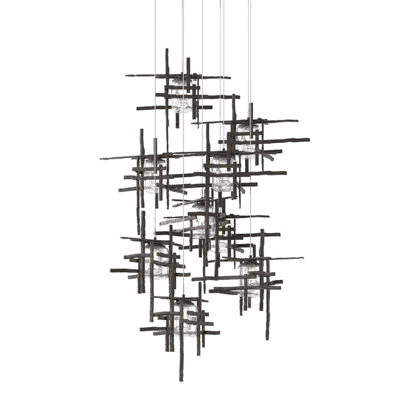 Hubbardton Forge 131107-SKT-LONG-14-II0728 LED Pendant, Oil Rubbed Bronze