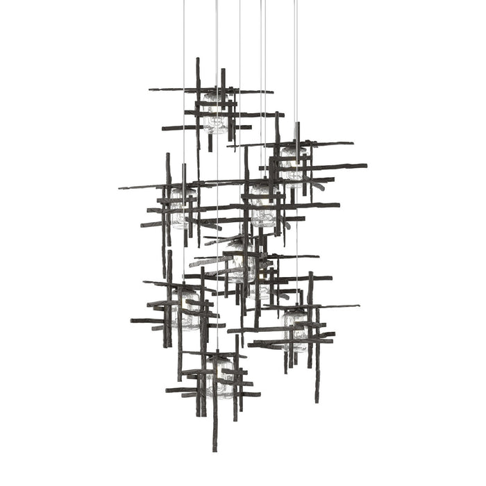 Hubbardton Forge 131107-SKT-LONG-14-II0728 LED Pendant, Oil Rubbed Bronze