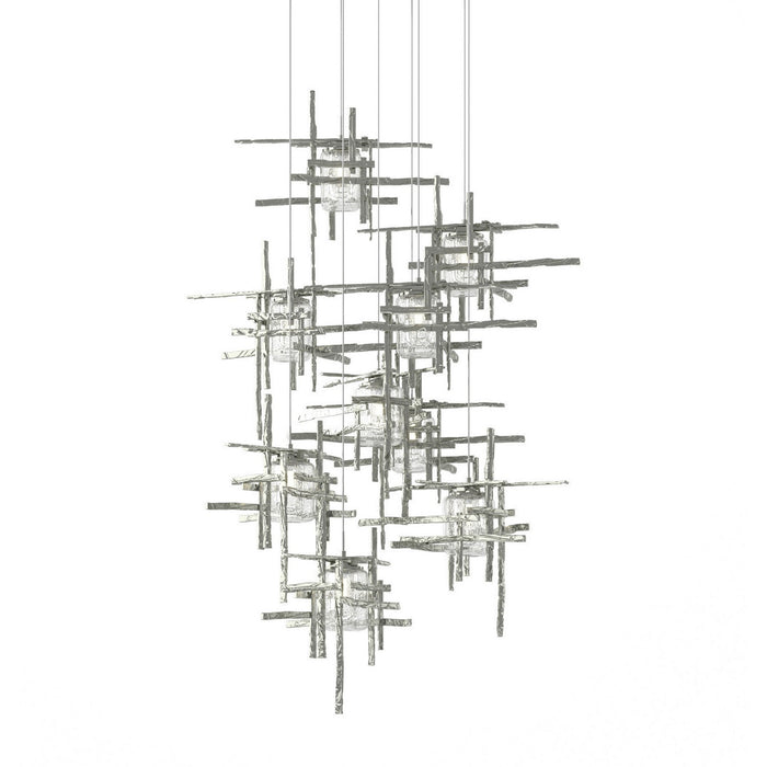 Hubbardton Forge 131107-SKT-LONG-85-II0728 LED Pendant, Sterling
