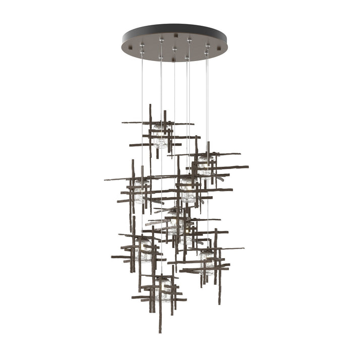 Hubbardton Forge 131107-SKT-STND-05-II0728 LED Pendant, Bronze