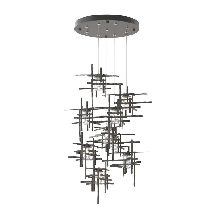 Hubbardton Forge 131107-SKT-STND-07-II0728 LED Pendant, Dark Smoke