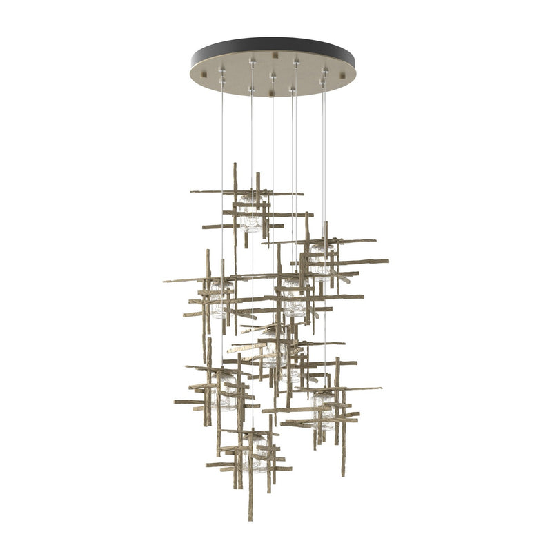 Hubbardton Forge 131107-SKT-STND-84-II0728 LED Pendant, Soft Gold