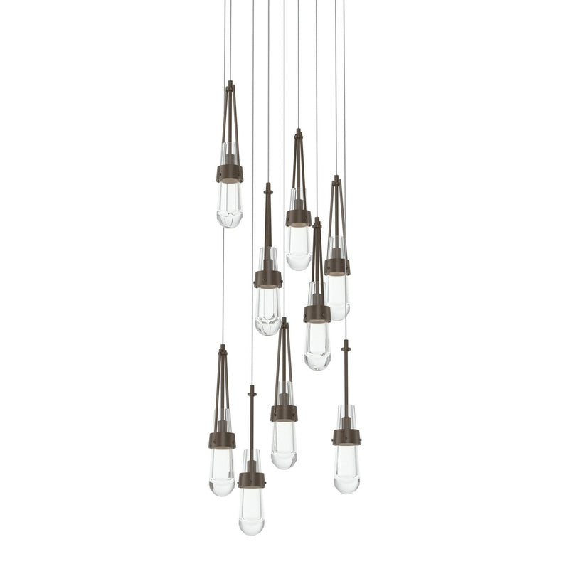 Hubbardton Forge 131108-SKT-LONG-05-ZM0434 LED Pendant, Bronze