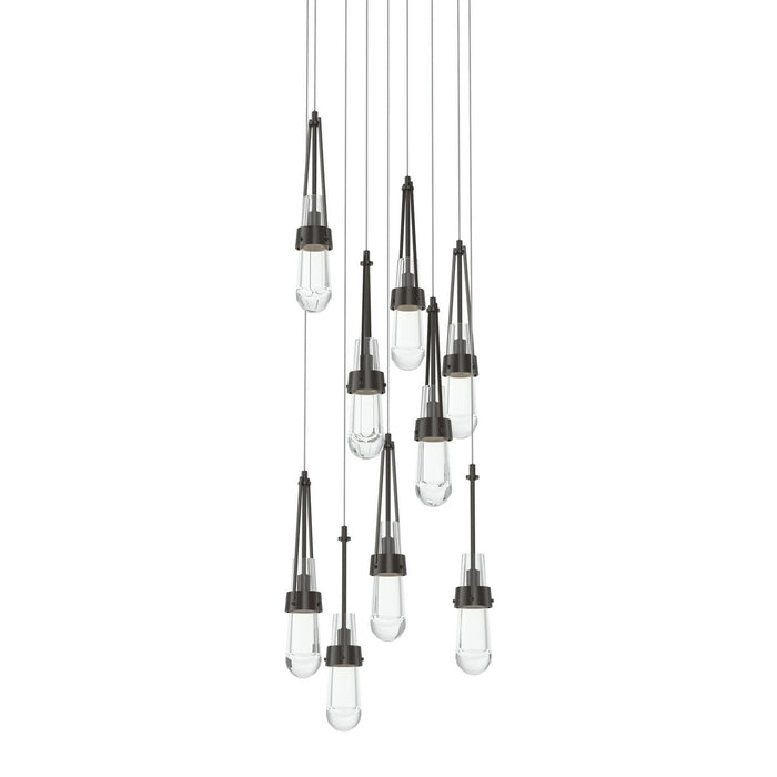 Hubbardton Forge 131108-SKT-LONG-14-ZM0434 LED Pendant, Oil Rubbed Bronze