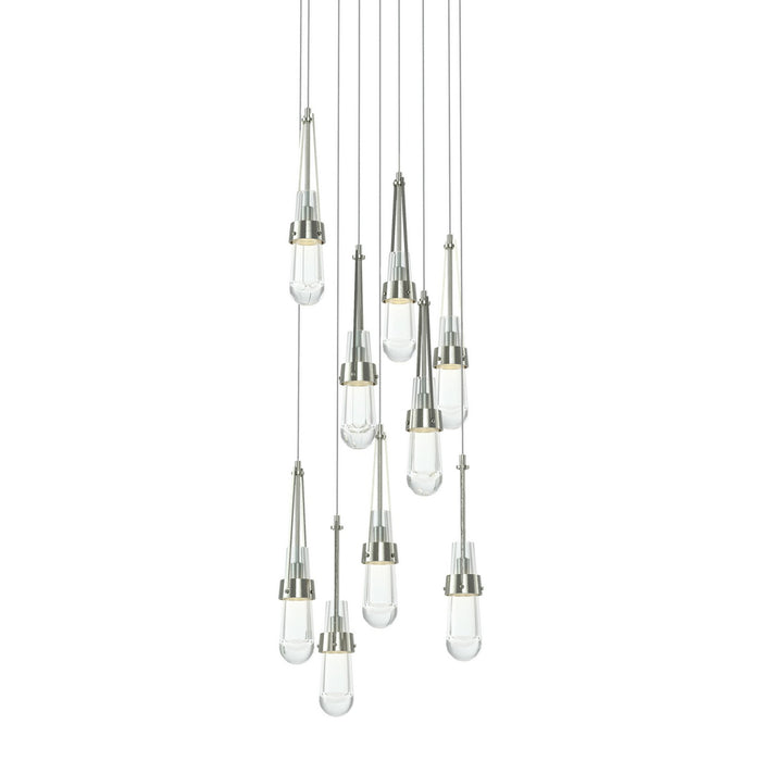 Hubbardton Forge 131108-SKT-LONG-85-ZM0434 LED Pendant, Sterling