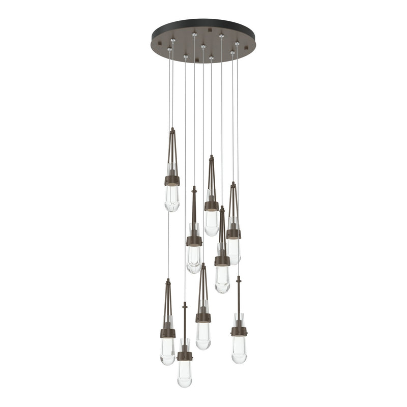 Hubbardton Forge 131108-SKT-STND-05-ZM0434 LED Pendant, Bronze