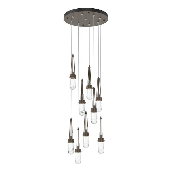 Hubbardton Forge 131108-SKT-STND-05-ZM0434 LED Pendant, Bronze