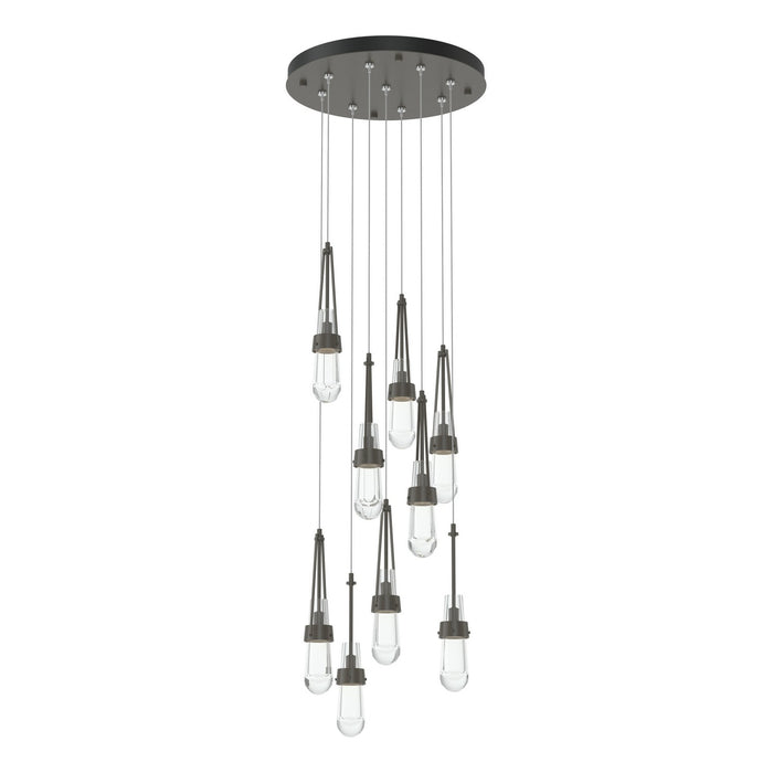 Hubbardton Forge 131108-SKT-STND-07-ZM0434 LED Pendant, Dark Smoke