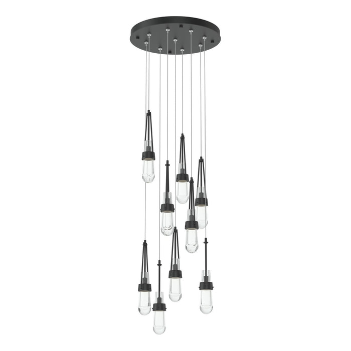 Hubbardton Forge 131108-SKT-STND-10-ZM0434 LED Pendant, Black