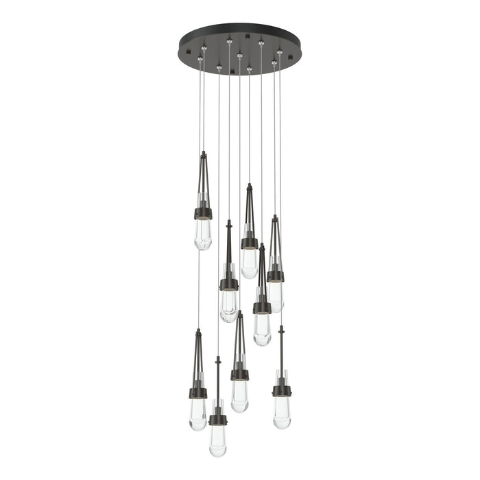 Hubbardton Forge 131108-SKT-STND-14-ZM0434 LED Pendant, Oil Rubbed Bronze