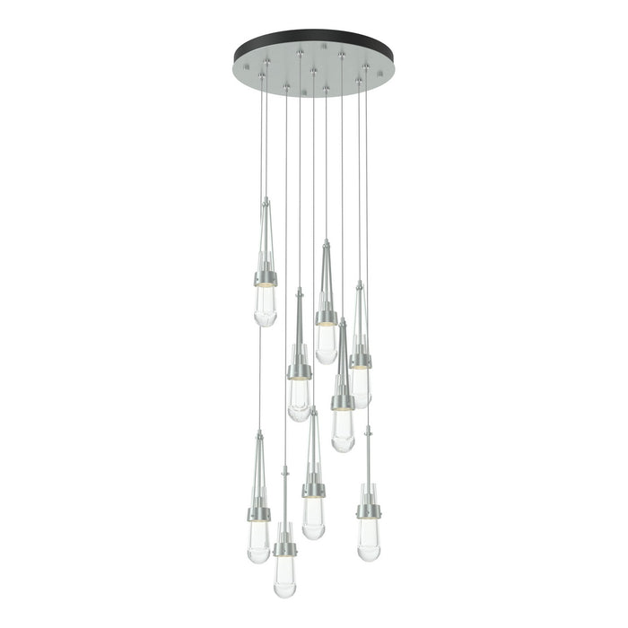 Hubbardton Forge 131108-SKT-STND-82-ZM0434 LED Pendant, Vintage Platinum