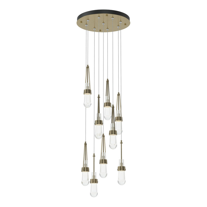 Hubbardton Forge 131108-SKT-STND-84-ZM0434 LED Pendant, Soft Gold