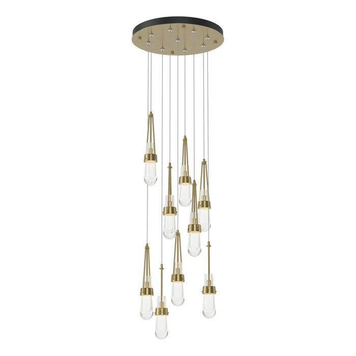 Hubbardton Forge 131108-SKT-STND-86-ZM0434 LED Pendant, Modern Brass
