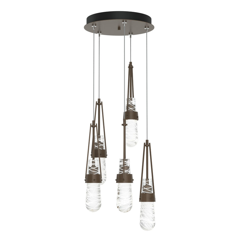 Hubbardton Forge 131120-SKT-STND-05-YJ0434 LED Pendant, Bronze