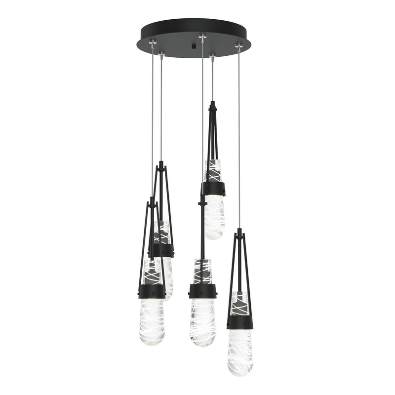 Hubbardton Forge 131120-SKT-STND-10-YJ0434 LED Pendant, Black