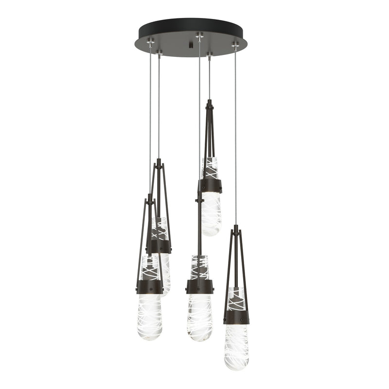 Hubbardton Forge 131120-SKT-STND-14-YJ0434 LED Pendant, Oil Rubbed Bronze