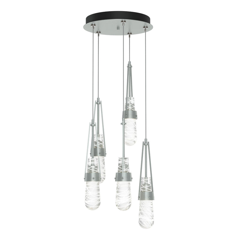 Hubbardton Forge 131120-SKT-STND-82-YJ0434 LED Pendant, Vintage Platinum