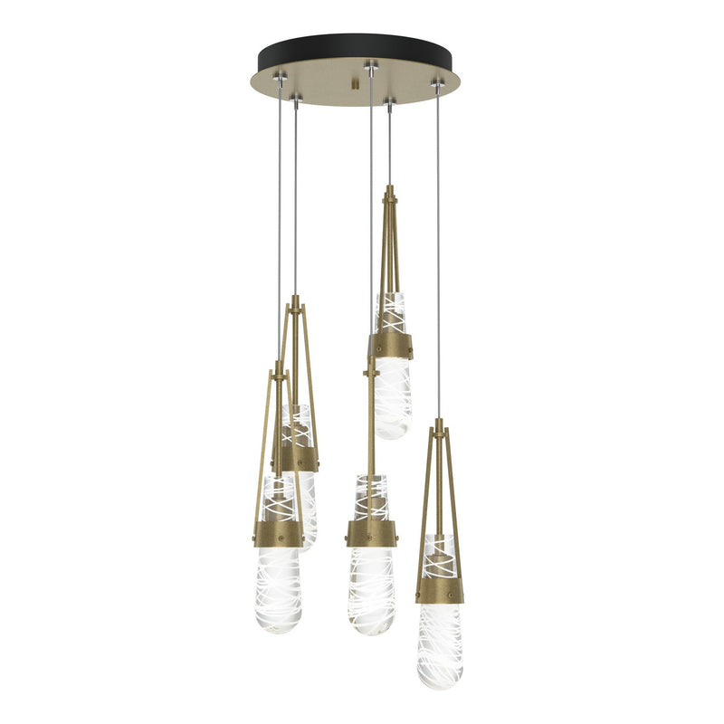 Hubbardton Forge 131120-SKT-STND-84-YJ0434 LED Pendant, Soft Gold