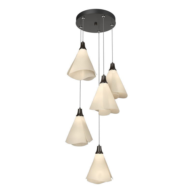 Hubbardton Forge 131122-SKT-STND-14-SH1987 LED Pendant, Oil Rubbed Bronze
