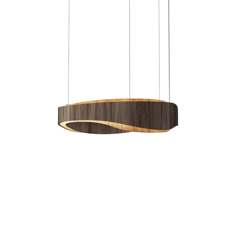 Accord Lighting 1468LED.18 LED Pendant, American Walnut