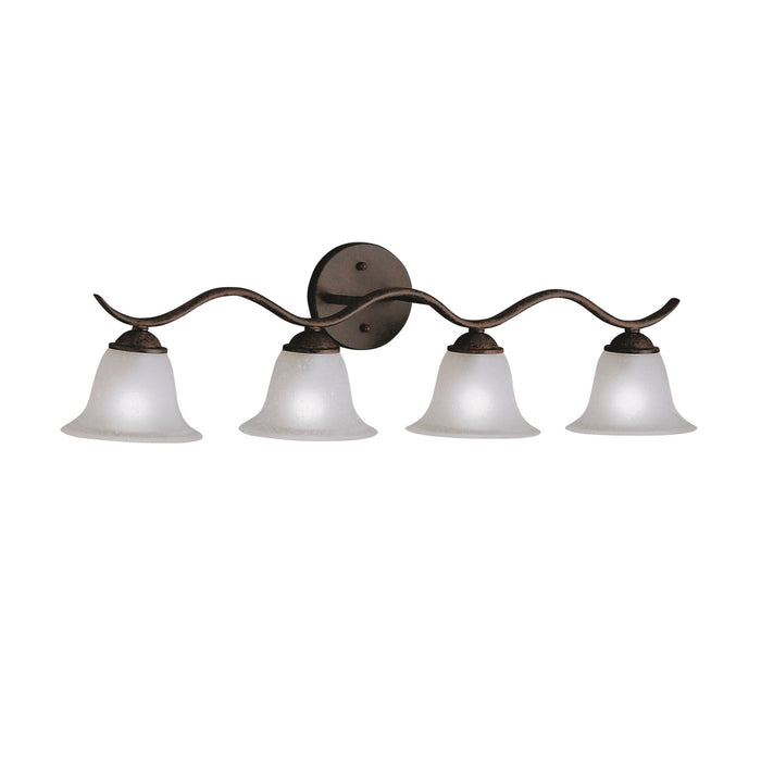 Kichler 6324TZ Four Light Bath, Tannery Bronze