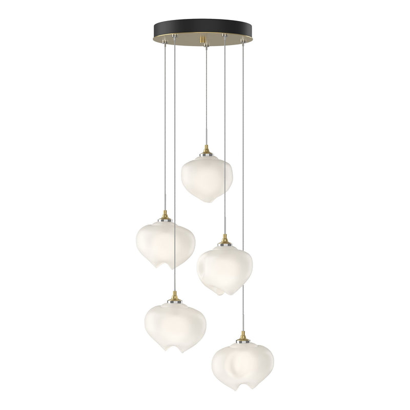 Hubbardton Forge 131123-SKT-STND-86-FD0710 LED Pendant, Modern Brass