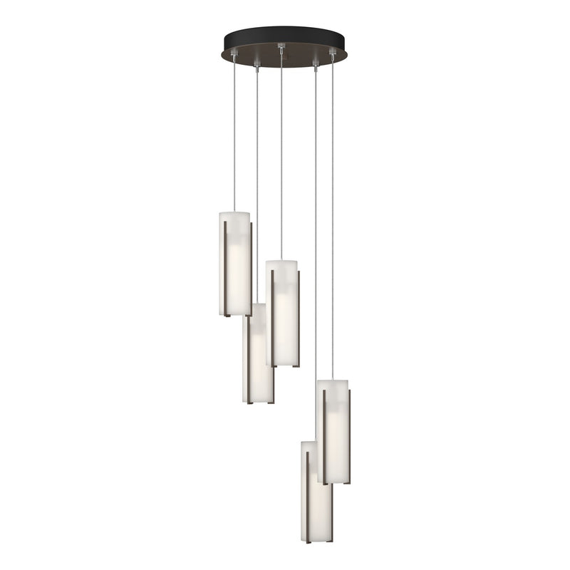 Hubbardton Forge 131124-SKT-STND-05-GG0065 LED Pendant, Bronze