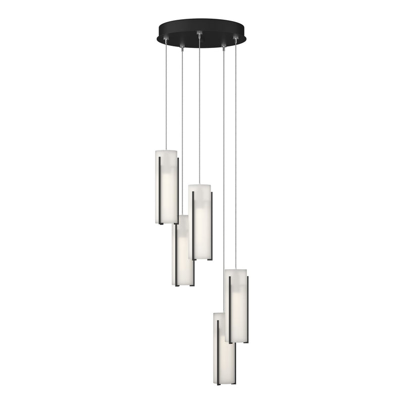 Hubbardton Forge 131124-SKT-STND-10-GG0065 LED Pendant, Black