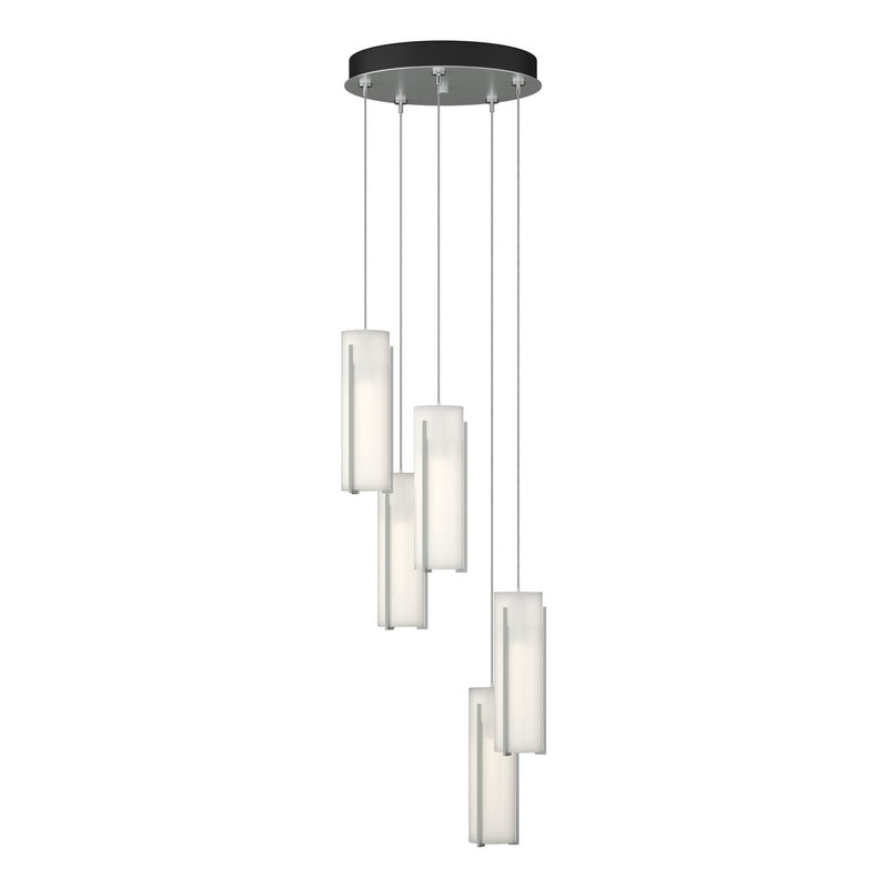 Hubbardton Forge 131124-SKT-STND-82-GG0065 LED Pendant, Vintage Platinum