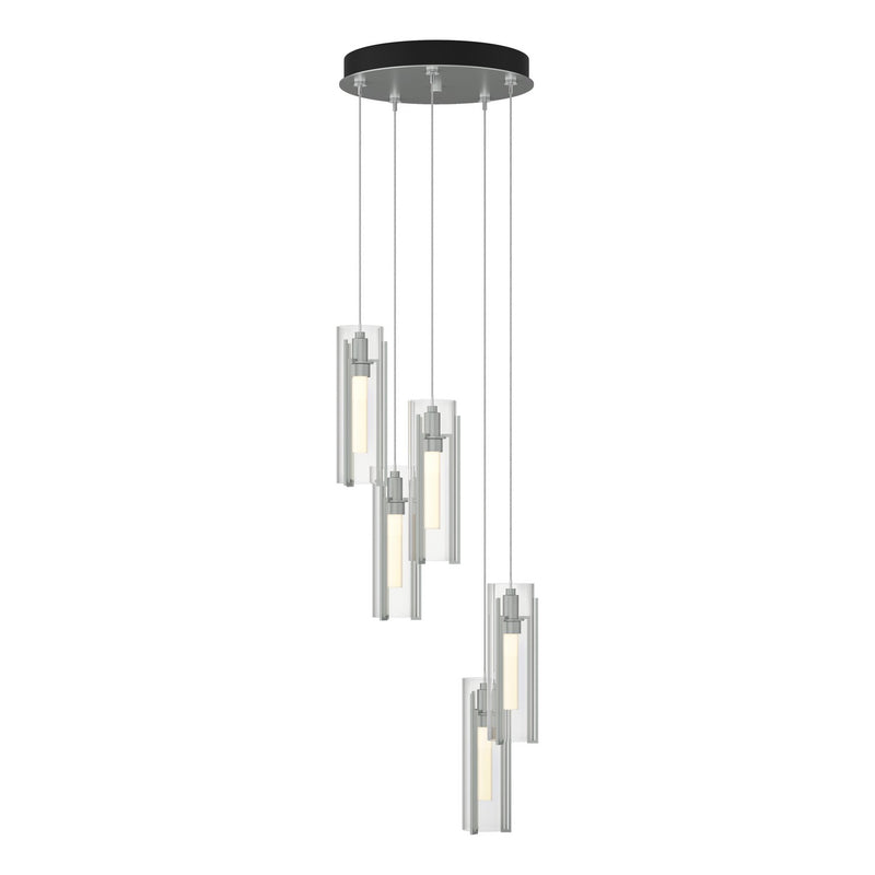 Hubbardton Forge 131124-SKT-STND-82-ZM0065 LED Pendant, Vintage Platinum
